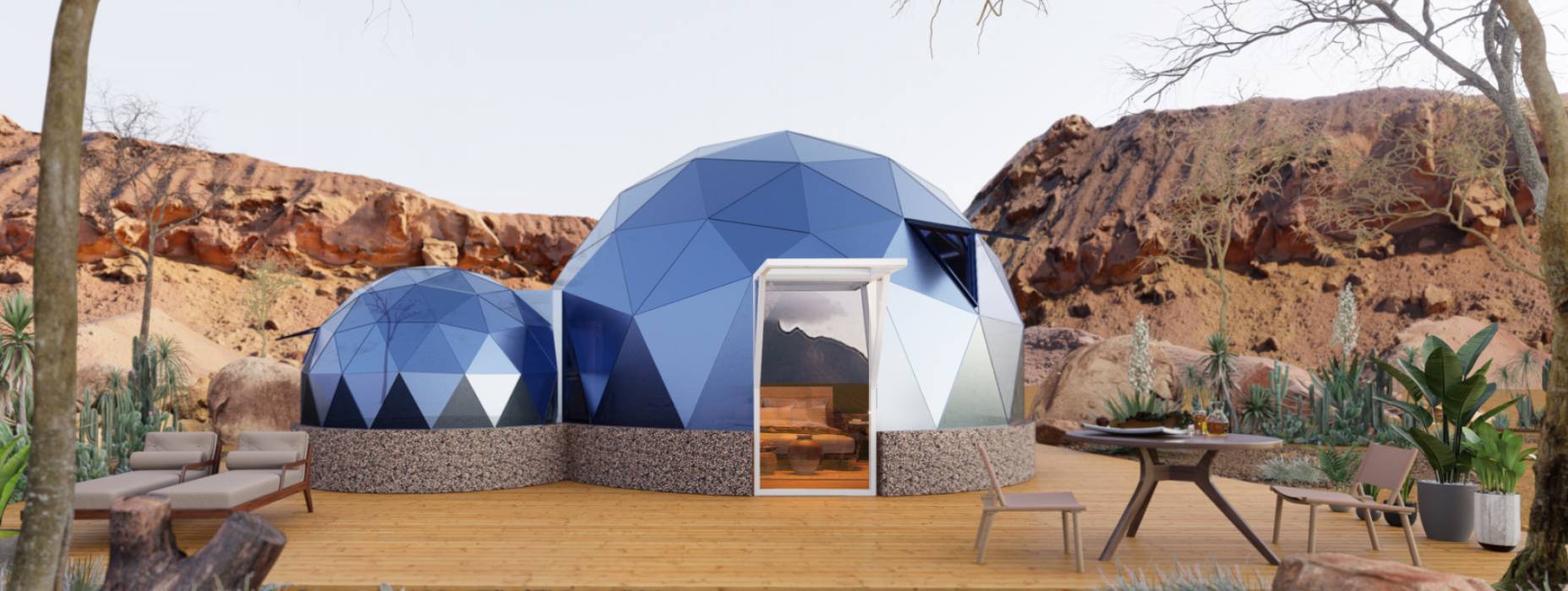 北关区球形智能光伏玻璃星空房